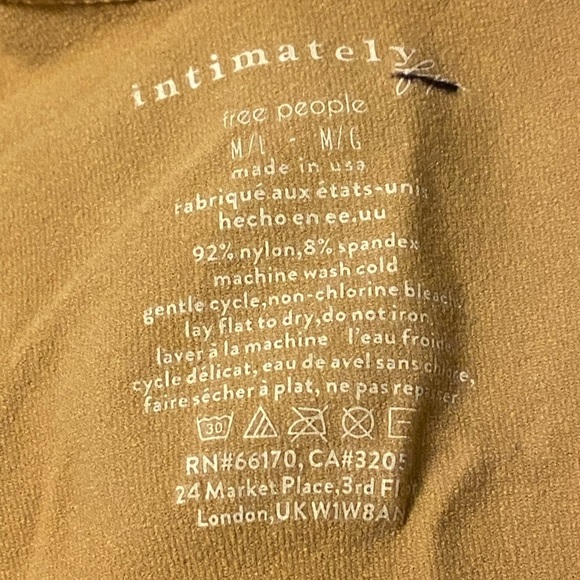 FREE PEOPLE INTIMATELY Seamless Romper/Onsie M/L - Picture 3 of 3